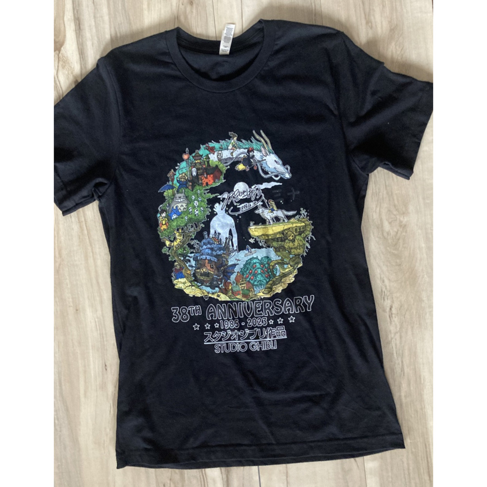 38th Anniversary 1985-2023 Studio Ghibli T Shirt Size Medium NWOT